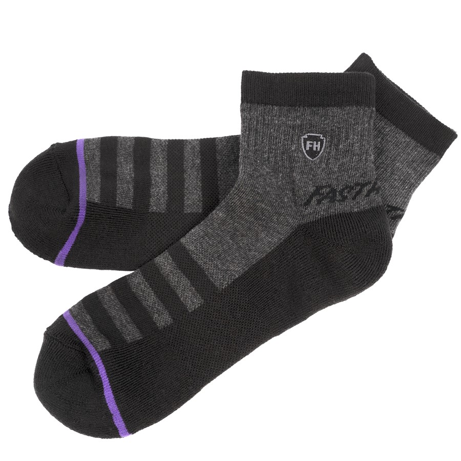 Fasthouse Cruzer Performance Ankle Sock Heather Grey - Image 1
