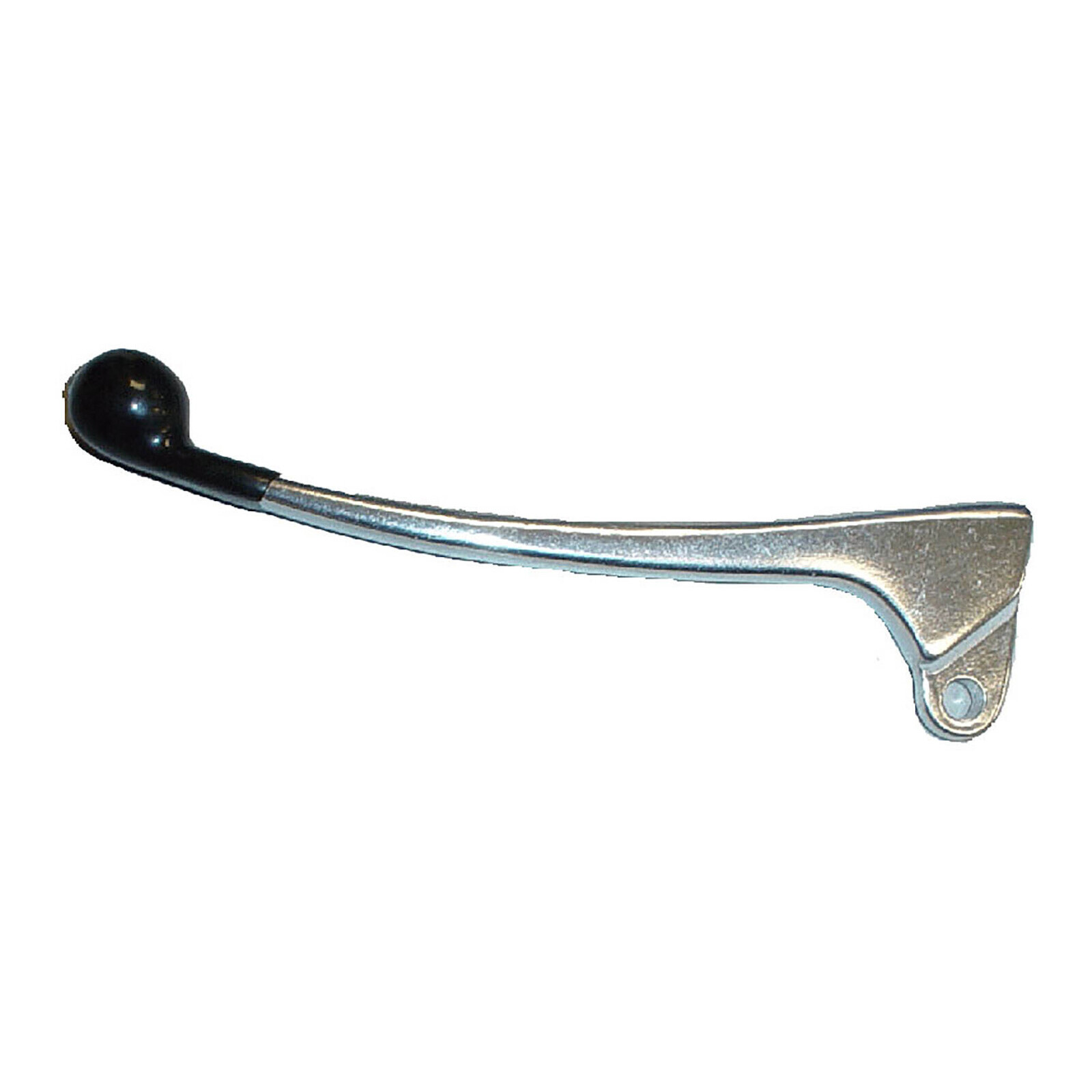WMP Clutch Lever Honda CT/CG/XL etc - Polished (Black Tip) - Image 1