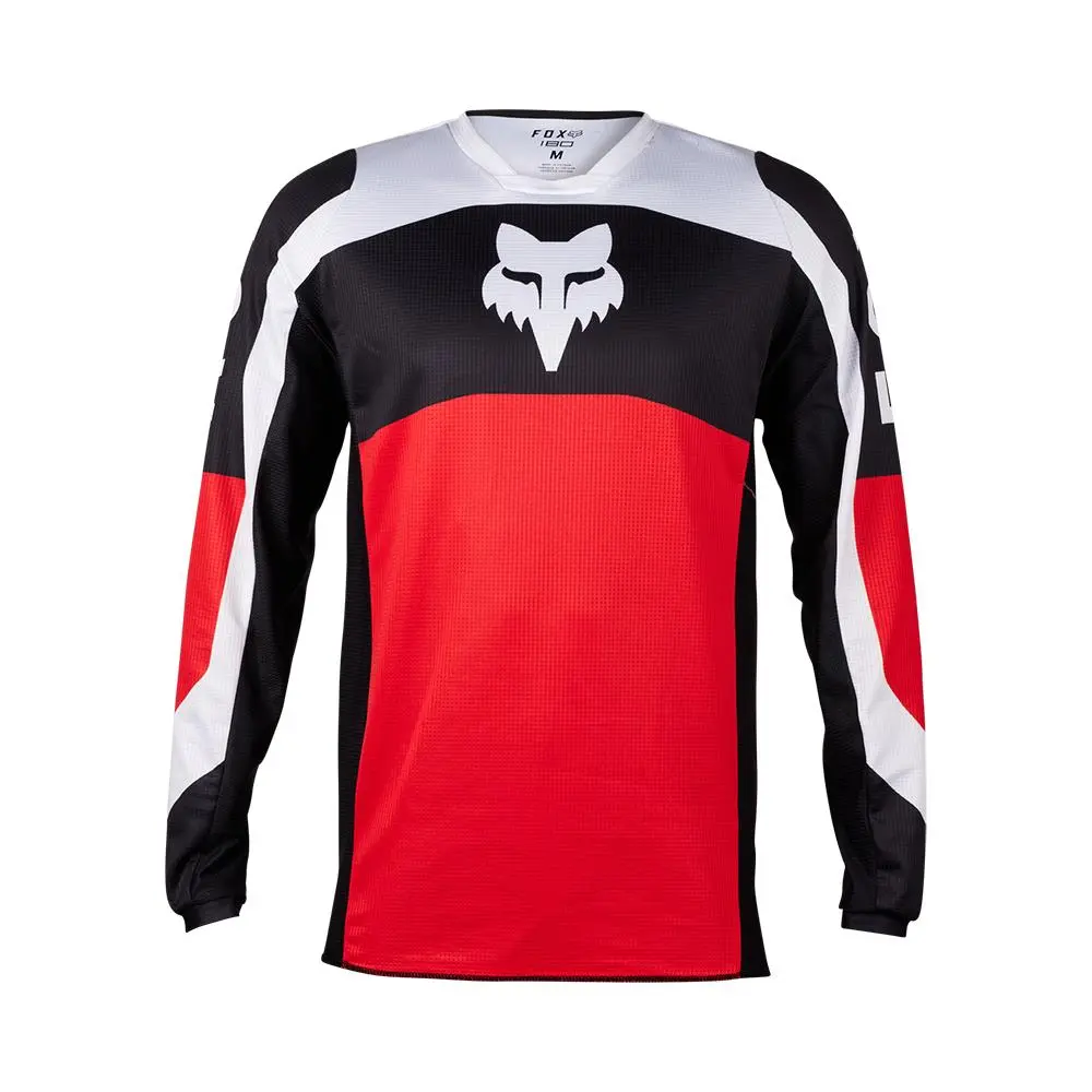 Fox 180 Nitro Motocross Jersey Flo Red