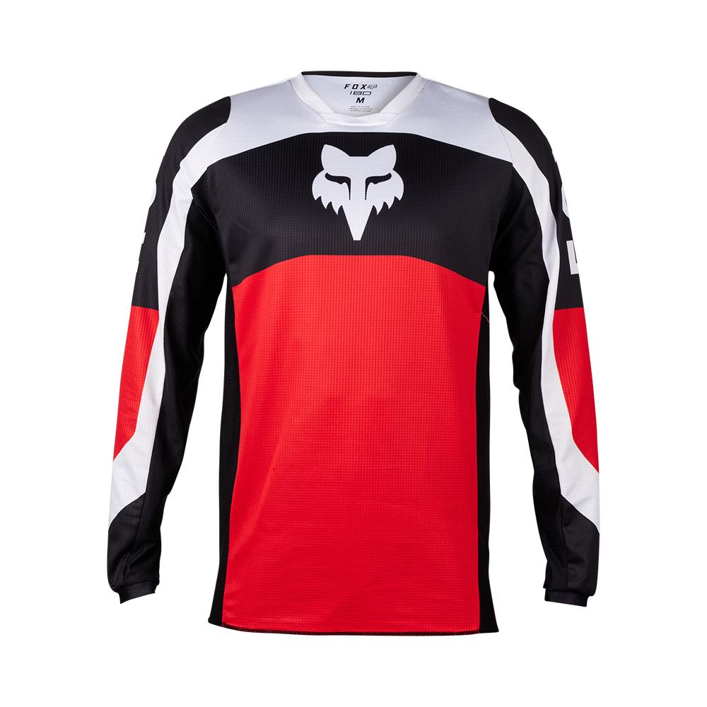 Fox 180 Nitro Motocross Jersey Flo Red - Image 1