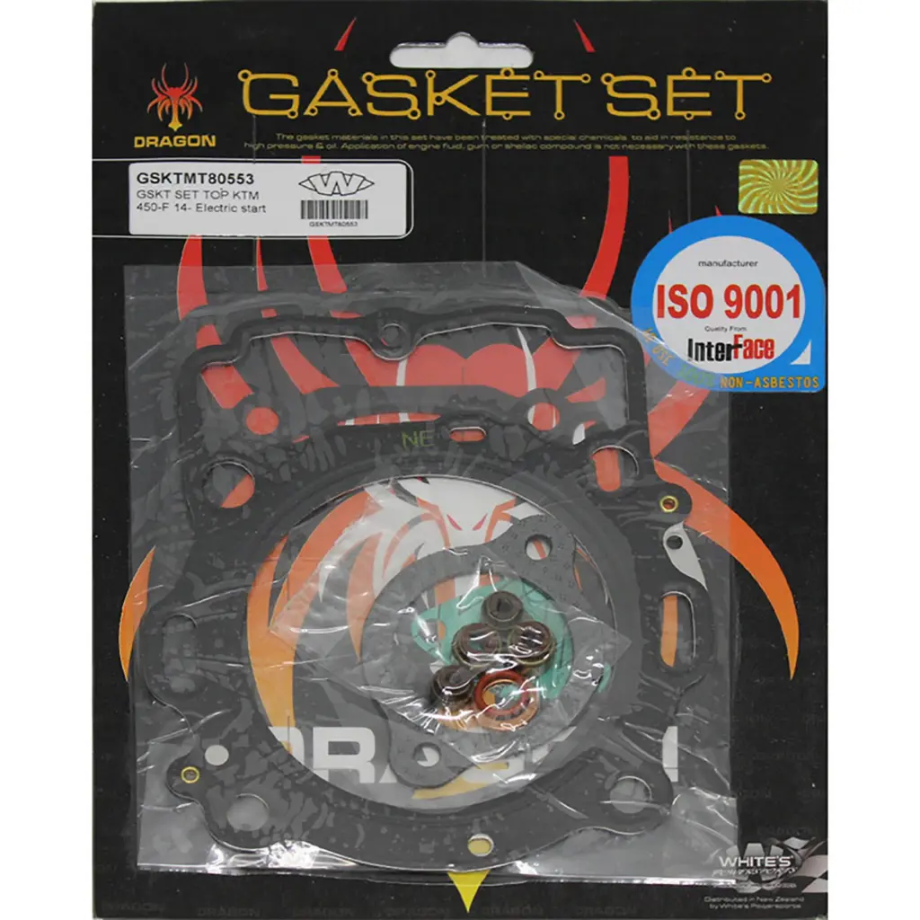 WHITES GASKET SET TOP KTM 450-F 14- Electric start