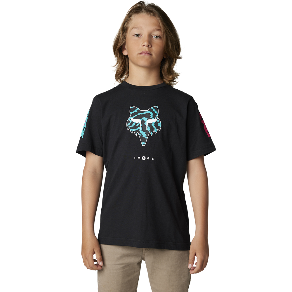 Fox Nuklr Head Tee Youth Black - Image 1