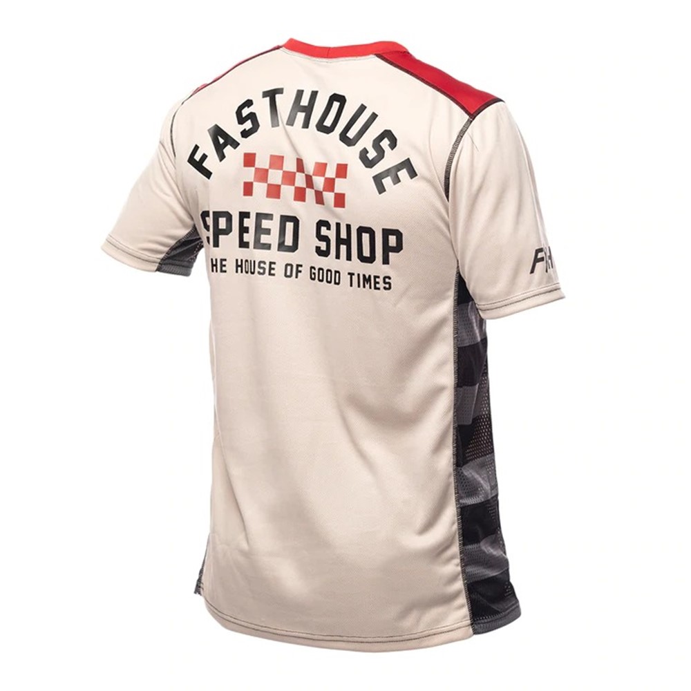 Fasthouse Outland Short Sleeve Jersey Cream - Image 2