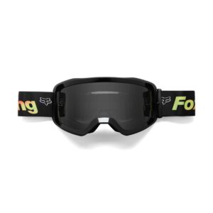 Fox Main Statk Motocross Goggles Smoke Black/Red - Image 1