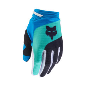 Fox 180 Ballast Motocross Gloves Youth Black/Blue - Image 1