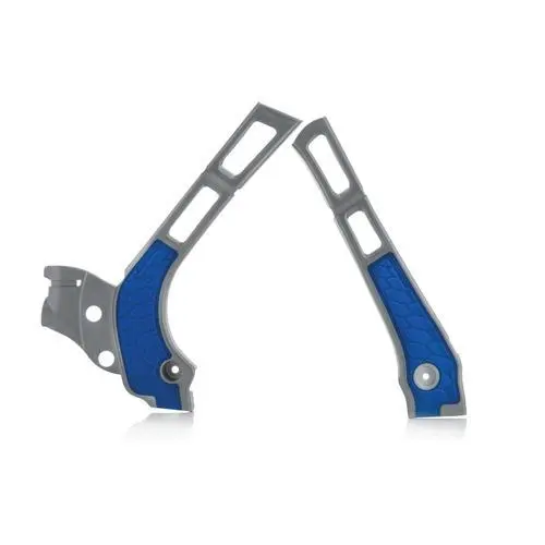 *Yamaha Grip Frame Guard YZ125 250 15-23 Blue/Silver Acerbi[A]