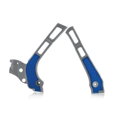 *Yamaha Grip Frame Guard YZ125 250 15-23 Blue/Silver Acerbi[A] - Image 1