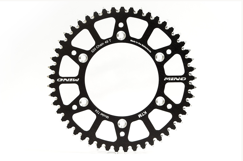 SPROCKET REAR ALLOY 360MX   KX85 YZ80 YZ85 RM80 RM85 93-21 428 PITCH 48T BLACK - Image 1