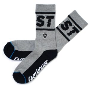 Fasthouse Bronson Socks Grey/Black - One Size - Image 1