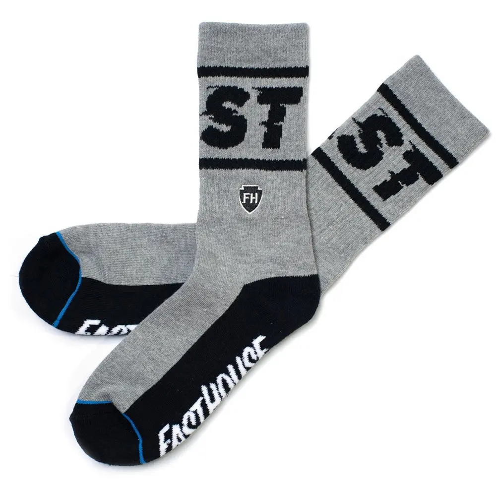 Fasthouse Bronson Socks Grey/Black - One Size
