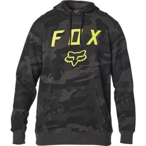 Hoodie Fox Legacy Moth Fleece Black Camo - Image 1