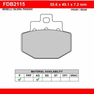 FERODO BRAKE BPADS 312ST - Image 3