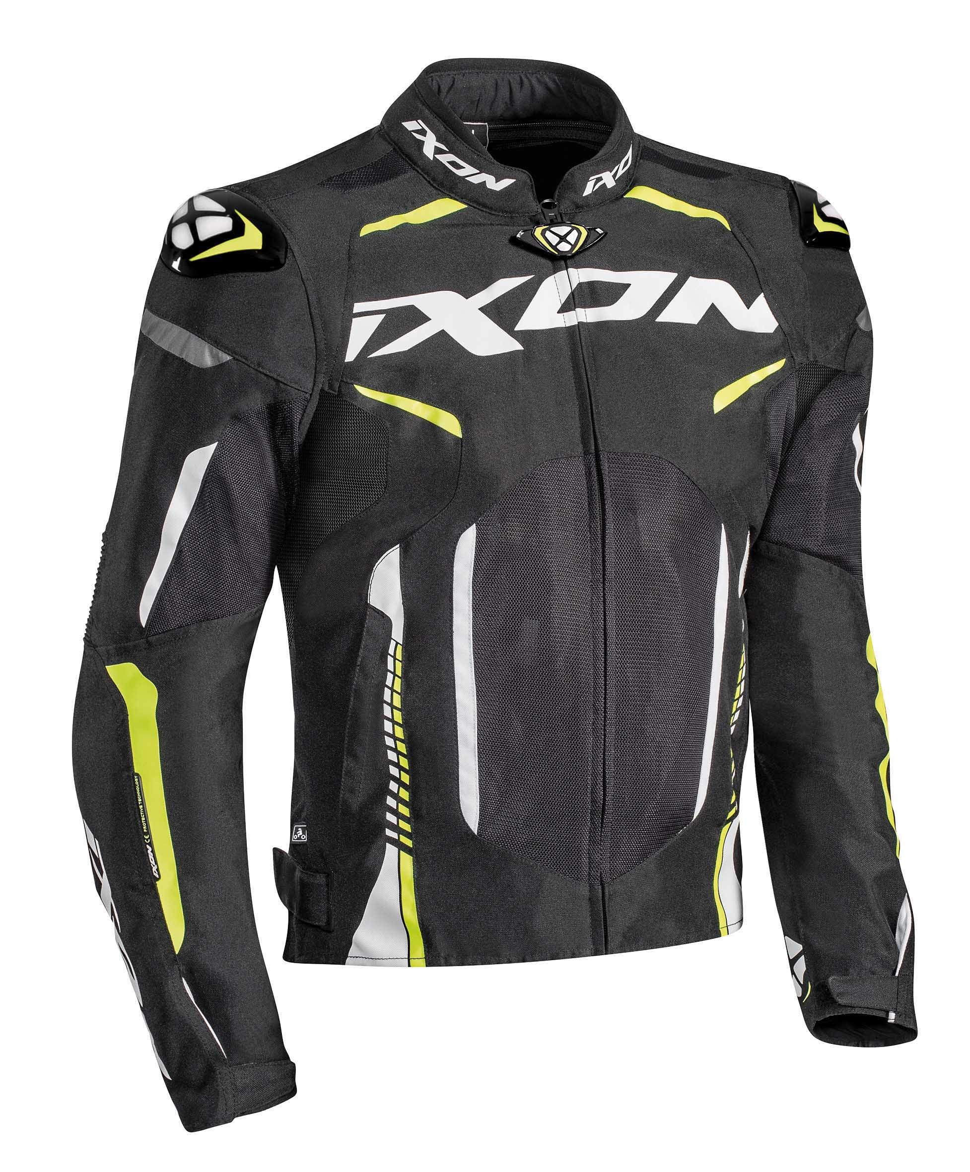 IXON GYRE JKT BLK/WHT/BYLW S - Image 1