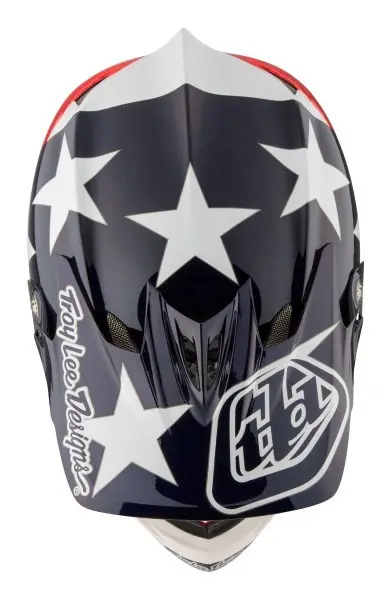 Helmet Troy Lee D3 AS MIPS Carbon Freedom Blue