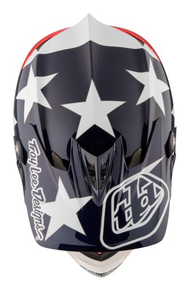 Helmet Troy Lee D3 AS MIPS Carbon Freedom Blue - Image 3