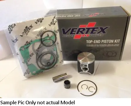 TOP END KIT VERTEX PISTON KIT, TOP GASKET SET, SMALL END BEARING KTM 85SX 03-12 46.95MM