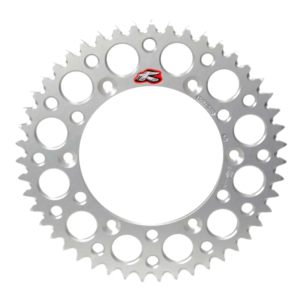 Renthal Sprocket Rear Silver 43T Alloy 7075 T6 Grooved