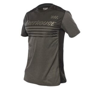 Fasthouse Classic Mercury Short Sleeved Jersey Black Heather/Charcoal Heather - Image 1