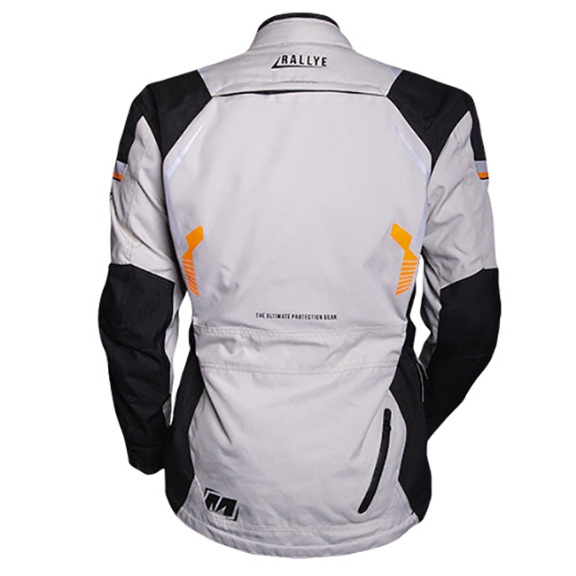 Adventure Jacket MotoDry Rallye Black/Grey/Orange - Image 2