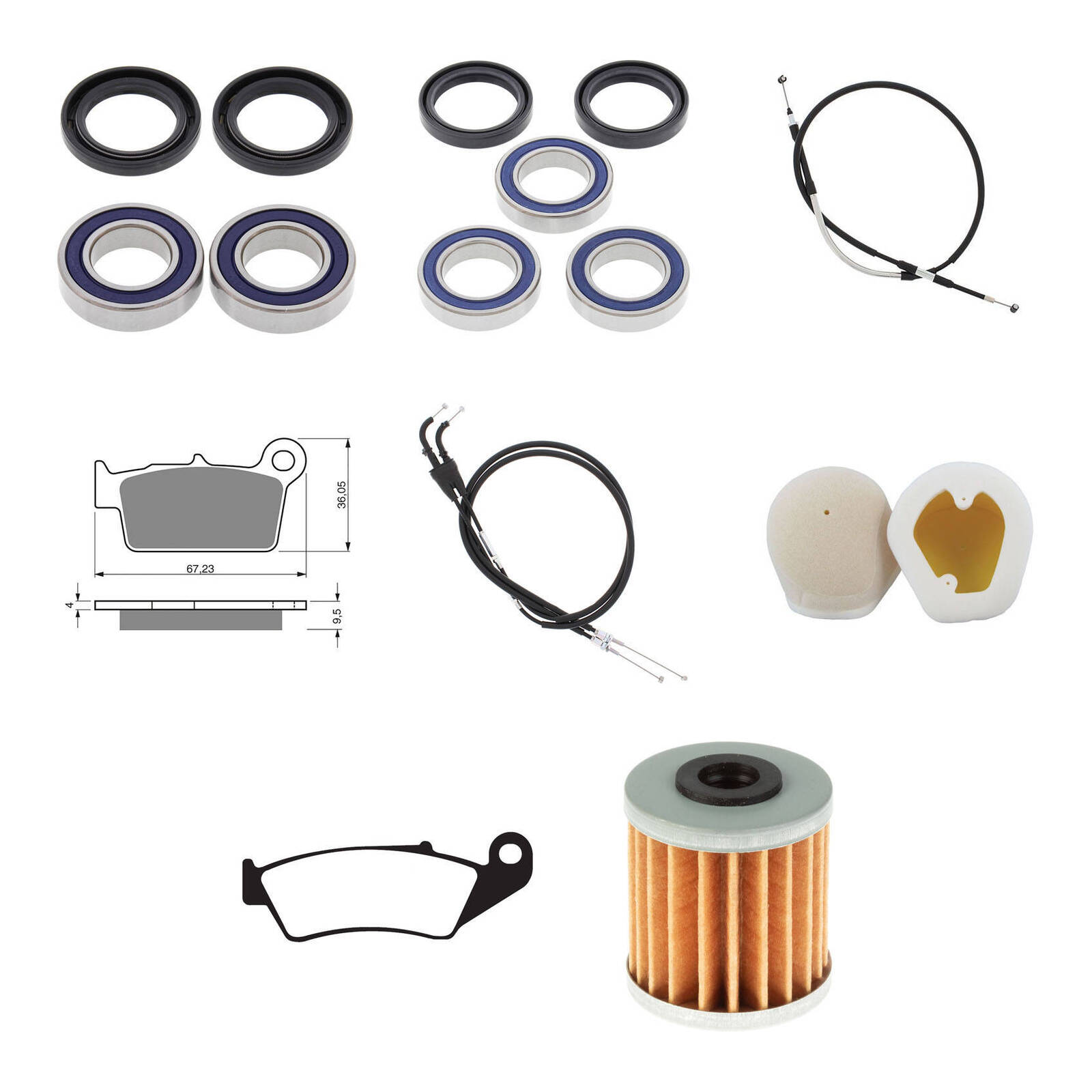 Offroad Refurb Kit - SUZ RMZ250 '04 - Image 1