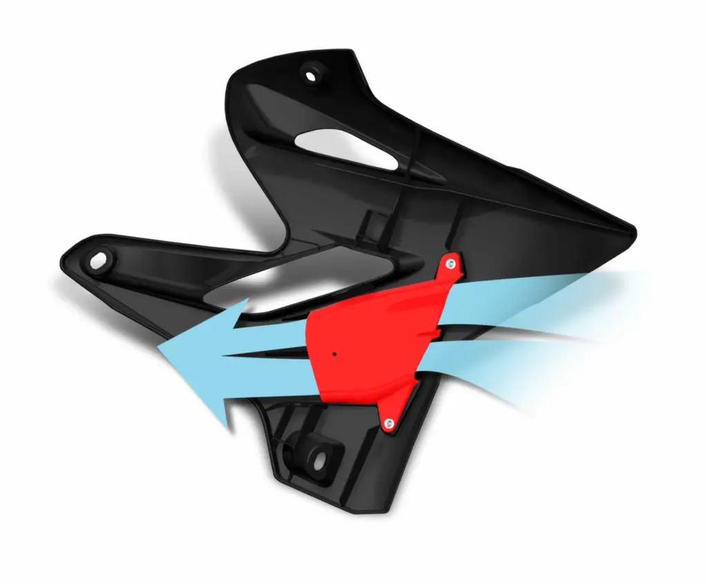 SHROUD YZ125 YZ250/X 05-16 BLK