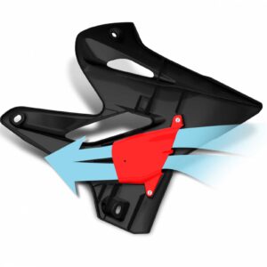 SHROUD YZ125 YZ250/X 05-16 BLK - Image 2