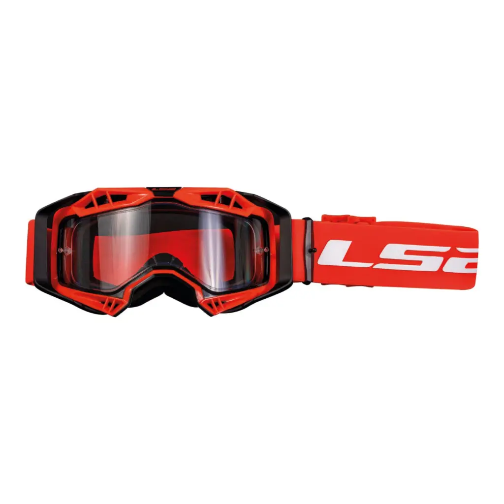 LS2 Aura Motocross Goggles with Clear Lens