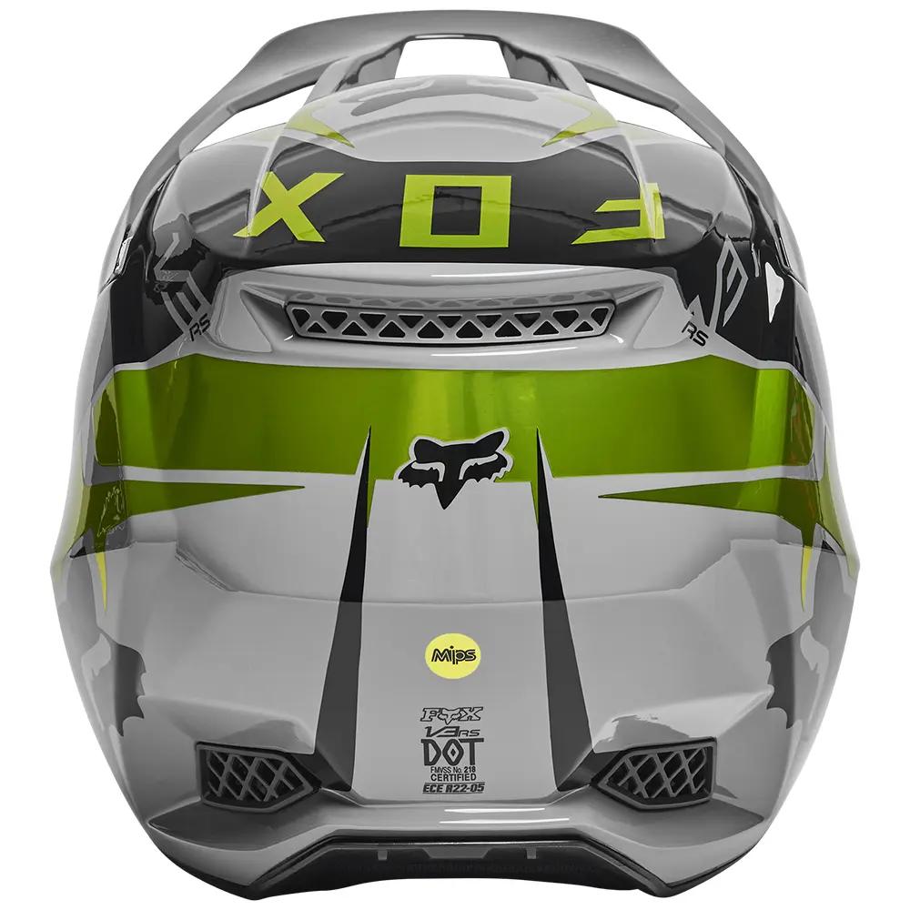 Motocross Helmet Fox V3 RS Mirer Flo Yellow