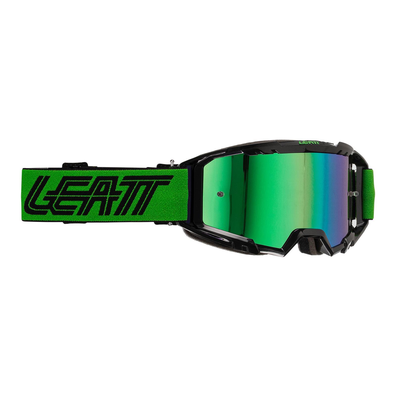 Leatt 3.5 Vizion Motocross Goggle Iriz Green Green 40 VLT - Image 1