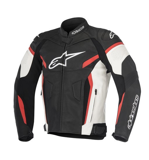 Jacket Alpinestars Leather GP Plus V2 Black/Red/White - Image 1