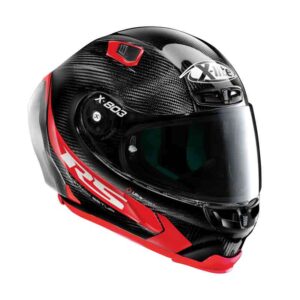 HELMET X803RS ULTRA CARBON HOT LAP CARBON/RED X-SMALL - Image 3