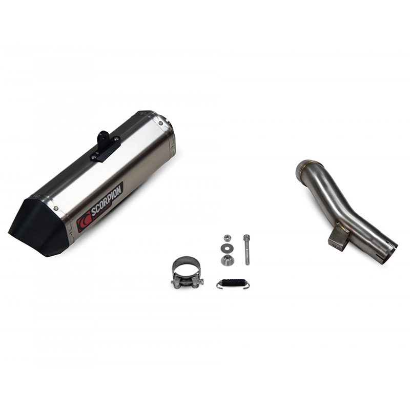 Versys 1000 / SE / Tourer / GT Serket Parallel Slip-on Titanium 2019-2023 - Image 1
