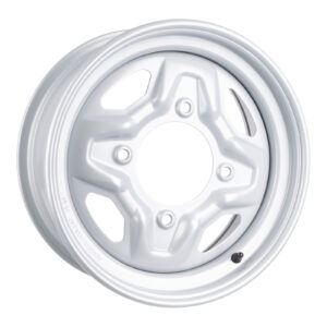 WMP ATV/UTV Steel Rim 14x6 Polaris Front 4/156 +40.2 - Silver - Image 1