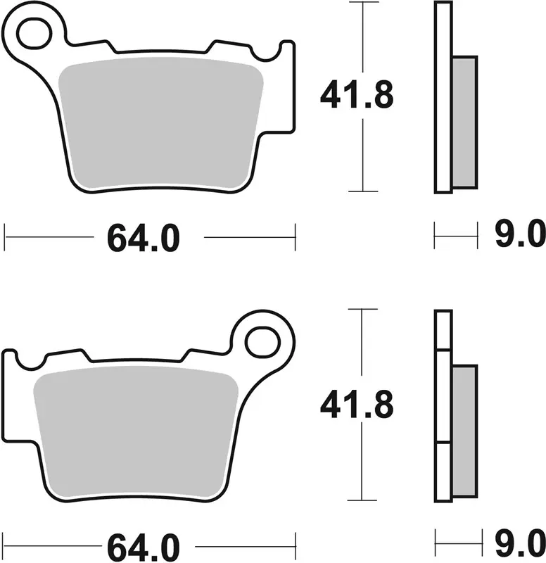 SBS 791CS Front/Rear Brake Pads