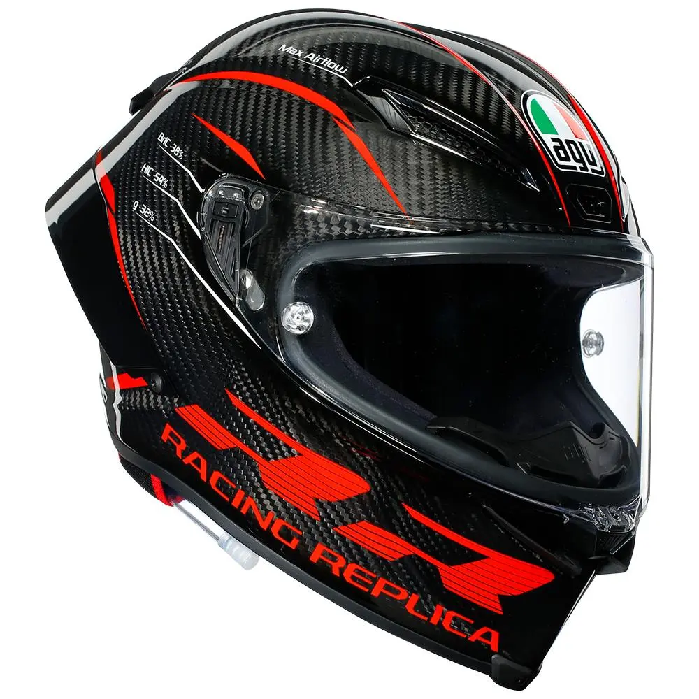 Road Helmet AGV Pista GP RR Performance Carbon/Red