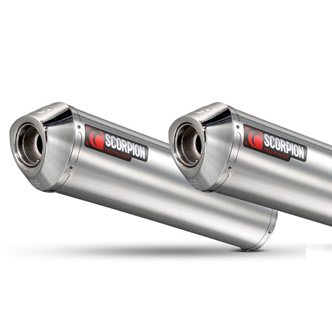 Honda CB 1100 XF (X11) 99-04 Round Slip-on Pair S/Steel - Image 1