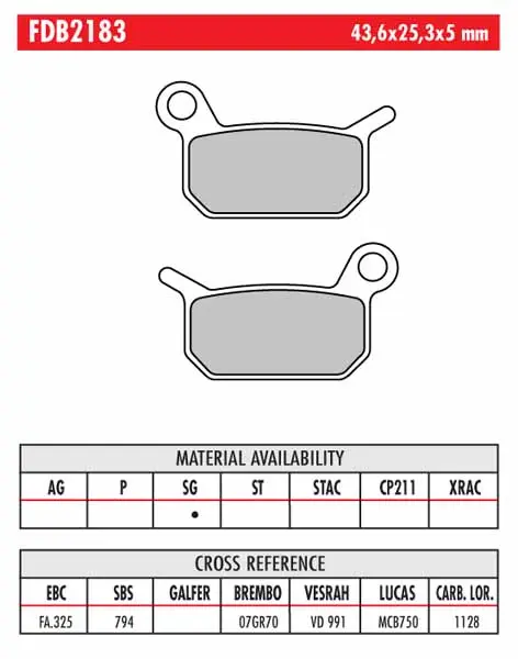 FERODO BRAKE BPADS