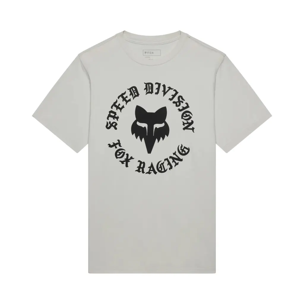 Fox Badge 195 Original Tee Light Grey
