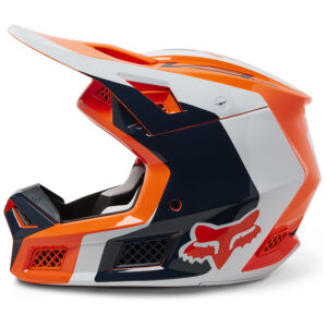Fox V3 RS Efekt MIPS ECE Motocross Helmet Flo Orange - Image 3