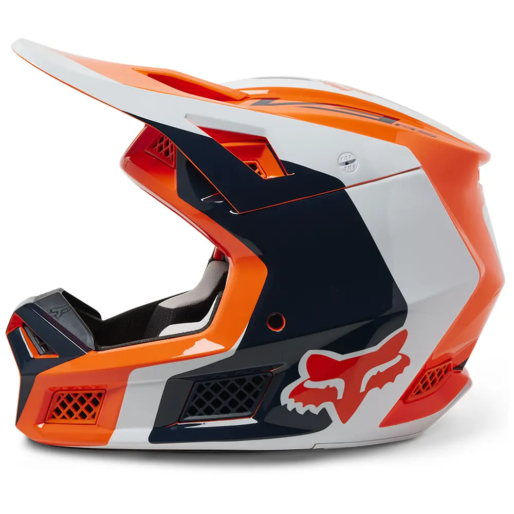 Fox V3 RS Efekt MIPS ECE Motocross Helmet Flo Orange