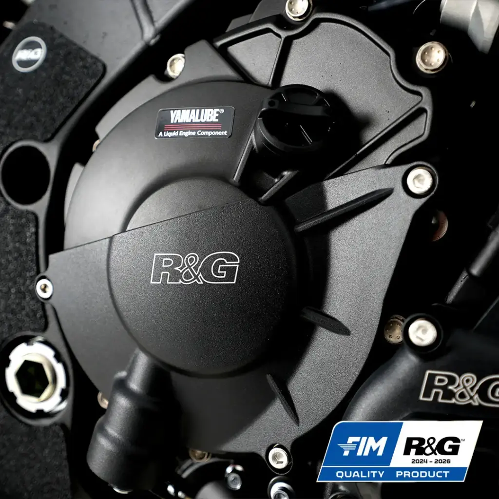 PRO Engine Case cover Yamaha YZF-R1/ YZF-R1M 17-(RHS) PRO Clutch Cover Black R&G