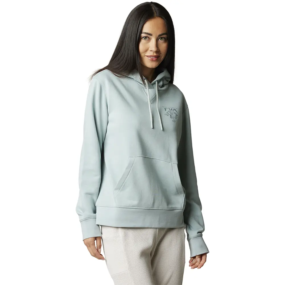 Fox Torerro Pullover Fleece Hoody Ladies Gunmetal