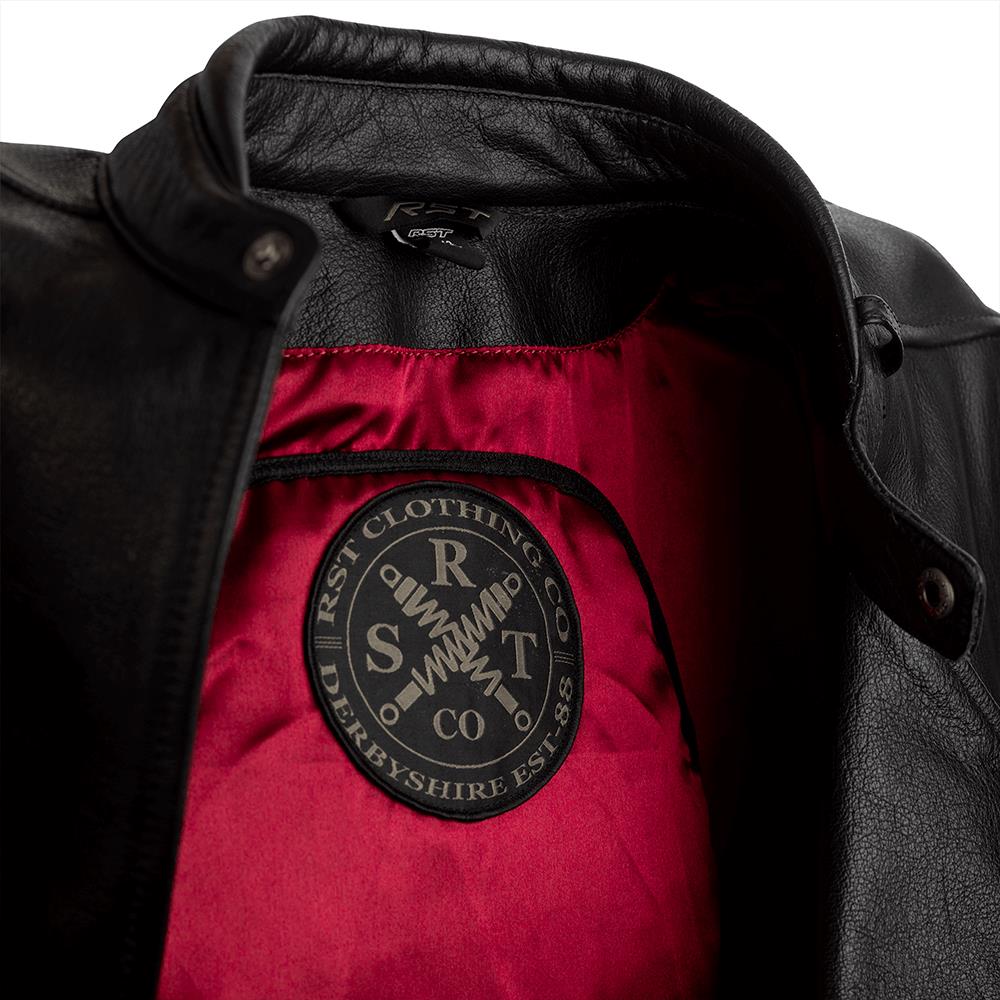RST Matlock CE Leather Road Jacket Black - Image 4