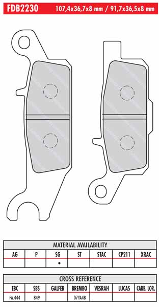 FERODO BRAKE BPADS - Image 141