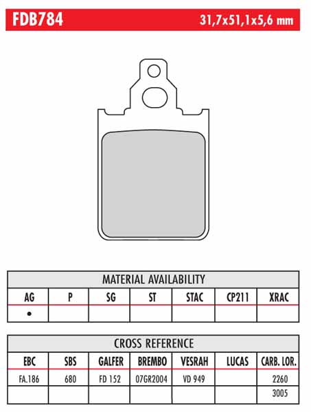 FERODO BRAKE BPADS - Image 68