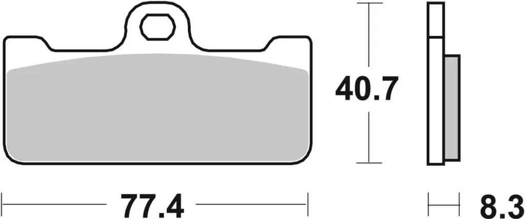 SBS 695DC Front Race Brake Pads