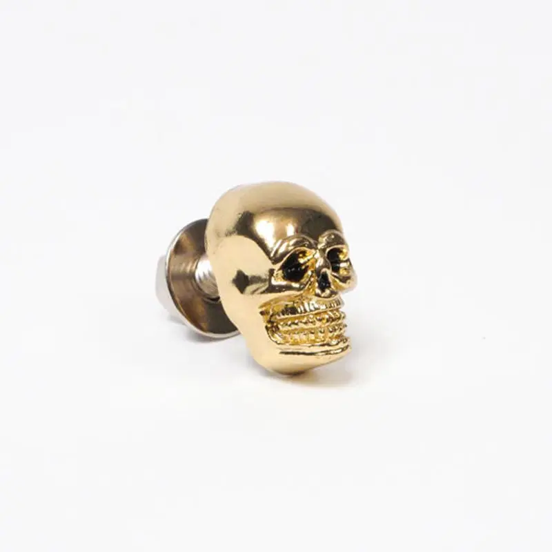 SKULL BOLT GLD SML