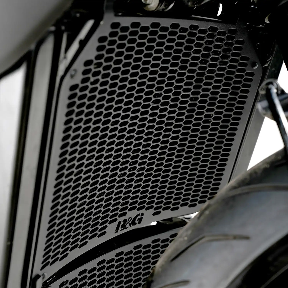 PRO Radiator Guard for MV Agusta Brutale 800RR 22--Dragster 800RR 21- Black R&G - Image 1