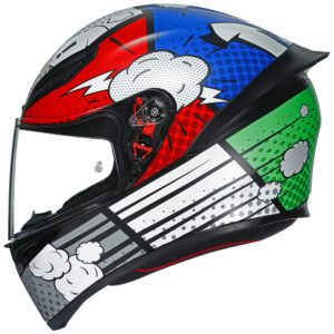 AGV K1 Road Helmet Bang Matte Italy/Blue - Image 4