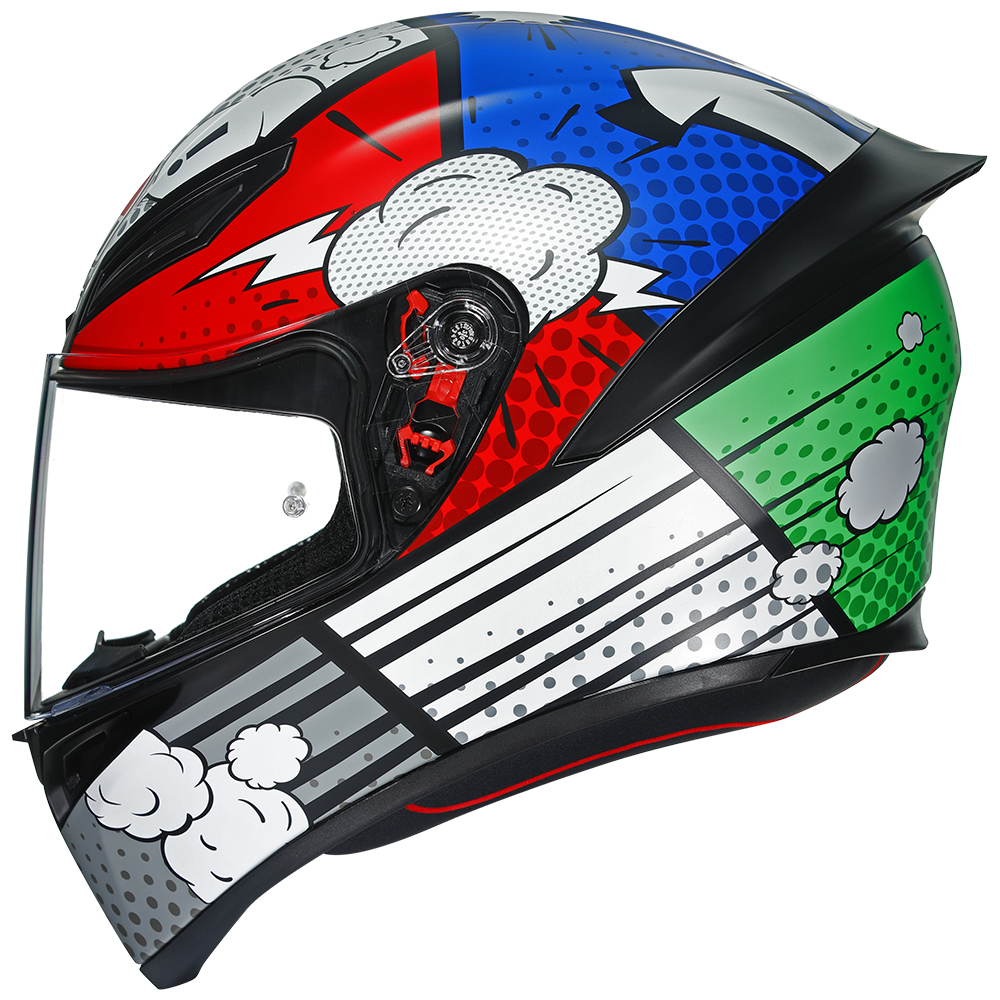 AGV K1 Road Helmet Bang Matte Italy/Blue - Image 4